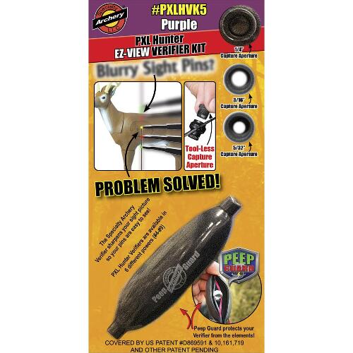 Specialty Archery PXL Hunter EZView Verifier Kit No. 5 PurpleSpecialty Archery peep sights