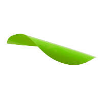 Spin Wing Original Vanes Green 1 3/4 in. LH 50 pk.