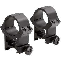 Sun Optics Standard Scope Rings Weaver Dovetail 1 in. High Matte Black