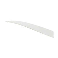 Trueflight Shield Cut Feathers White 4 in. RW 100 pk.