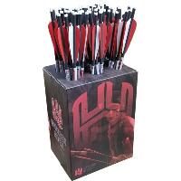 Warrior Ridge Carbon Crossbow Bolt 20 in. Half Moon 72 pk.