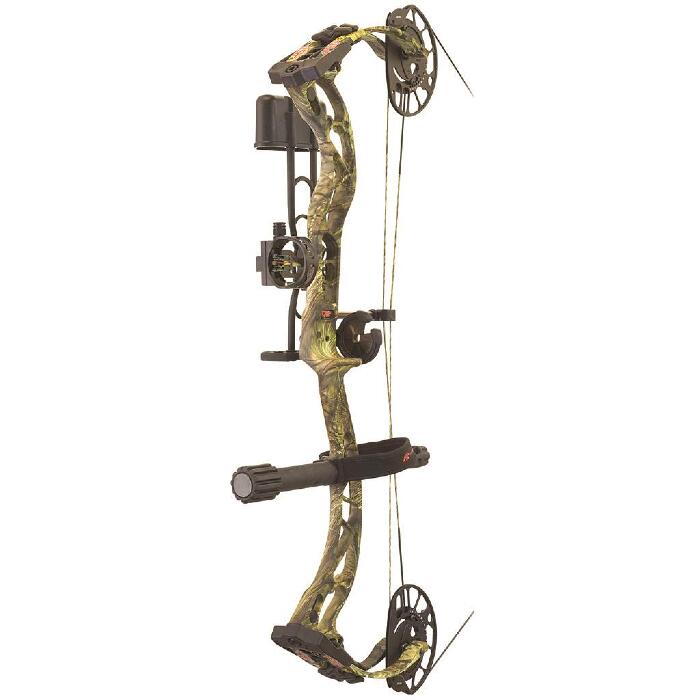 Arc à Poulies PSE Bow Madness Unleashed RH – 70 Lbs, 30.5" Allonge, Mossy Oak, Excellent état