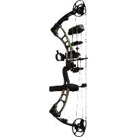 Quest Amp Bow Package Realtree Xtra/Black 29 in. 70 lbs. RH
