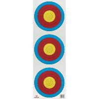 30-06 Paper Targets 3 Spot Vertical 100 pk.