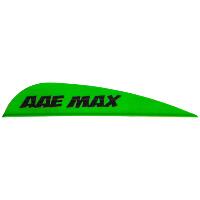 AAE Max Stealth Vanes Flo. Green 2.7 in. 100 pk.
