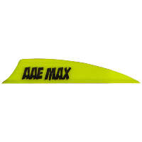 AAE Plastifletch Max Vanes Yellow 2 in. Shield 100 pk.