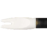 AAE Z-Nocks White 1/4 in. 100 pk.