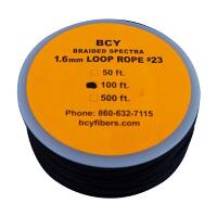 BCY 23 D-Loop Material Black 100 ft.