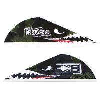 Bohning Blazer Vanes Flying Tiger Shark 100 pk.