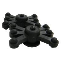 BowJax MonsterJax Limb Dampener Crossbow Solid Limb Black 2 pk