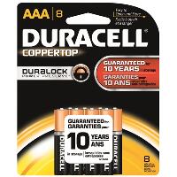 Duracell Coppertop Batteries AAA 8 pk.