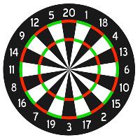 DuraMesh Archery Target Dartboard 25 in. x 32 in.