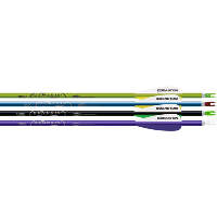 Easton Genesis V2 Arrows Purple/Black/Teal/Green 1820 3 in. Vanes 72 pk.