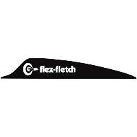 Flex Fletch FFP Shield Cut FLEX2 Vanes Black 1.87 in. 39 pk.