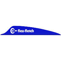 Flex Fletch FFP Shield Cut FLEX2 Vanes Blue 1.87 in. 39 pk.