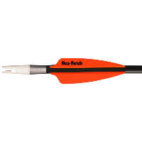 Flex Fletch FFP Shield Cut Vanes Blaze Orange 2.25 in. 39 pk.