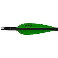 Flex Fletch FFP Shield Cut Vanes Flo Green 3.6 in. 39 pk.