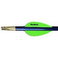 Flex Fletch FFP Vanes Cosmic Green 2 in. 100 pk.