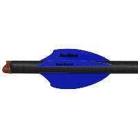 Flex Fletch SK2 Vanes Blue 2 in. 100 pk.