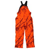 Gamehide Deer Camp Youth Bib Woodlot Blaze Large