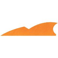 Gateway Batwing Feathers Orange 2 in. RW 50 pk