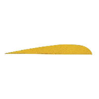 Gateway Parabolic Feathers Yellow 5 in. RW 100 pk.