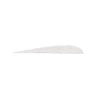 Gateway Parabolic Feathers White 4 in. RW 100 pk.