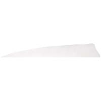 Gateway Shield Cut Feathers White 4 in. RW 100 Pk.