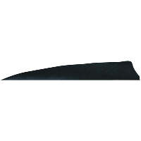 Gateway Shield Cut Feathers Black 4 in. RW 100 Pk.