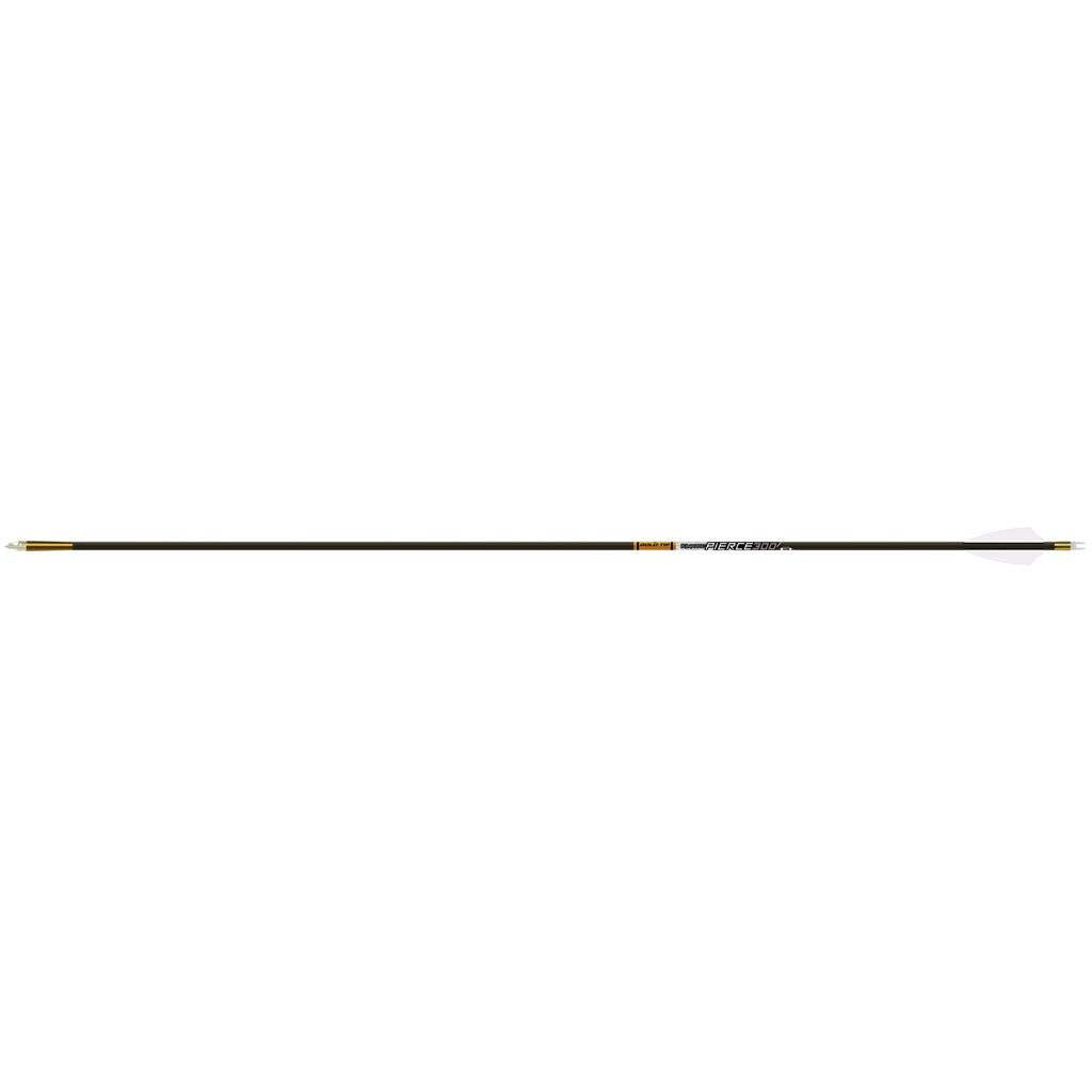 Gold Tip Pierce Platinum Arrows - 6 Pack With Fusion X Vanes | Micro-Diameter For Accuracy
