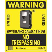 Hard Nosed No Trespassing Sign 10 pk.