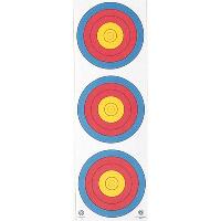 Maple Leaf Target Face 3-Spot Vertical 25 pk.