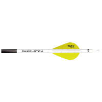 NAP Quikfletch w/Blazer Vanes White/Yellow 6 pk.