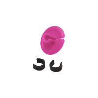 October Mountain String Love 2.0 Kisser Button Pink 1 pk.