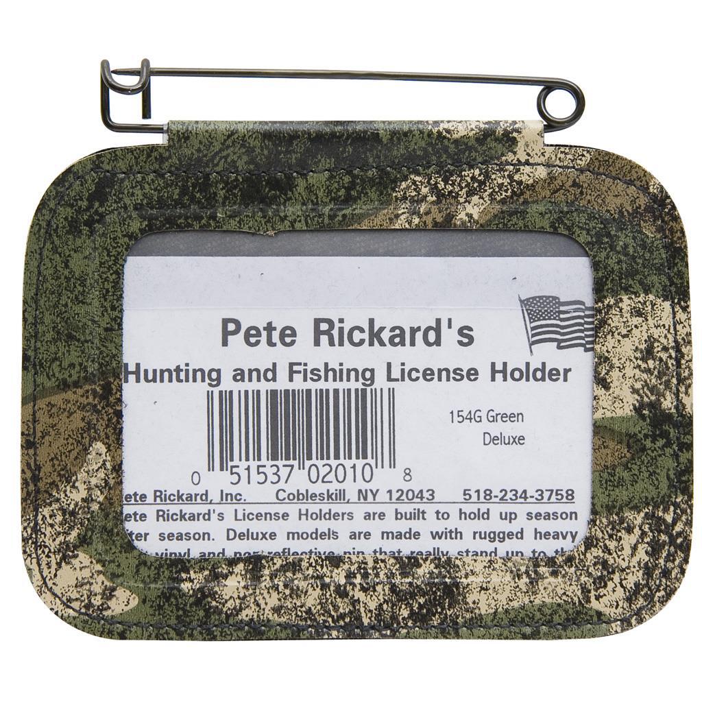 Rickards Hunting License Holder Single CamoPete Rickard license
