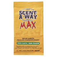 Scent-A-Way Max Dryer Sheets Fresh Earth 15 pk.