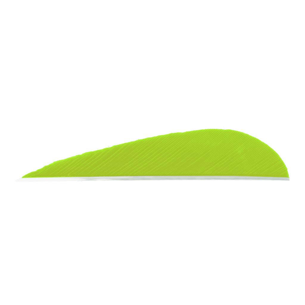 Trueflight Parabolic Feathers Chartreuse 3 In. RW 100 Pk.|Trueflight ...