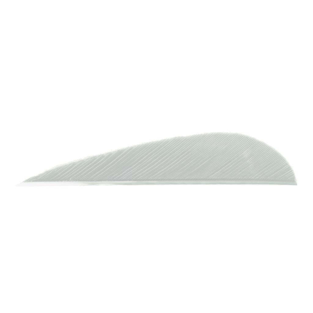 Trueflight Parabolic Feathers White 3 In. LW 100 Pk.|Trueflight ...