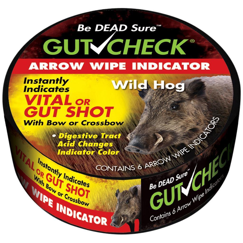 Gut Check Arrow Wipe Indicators Hog 6 pk.Gut Check tracking devices