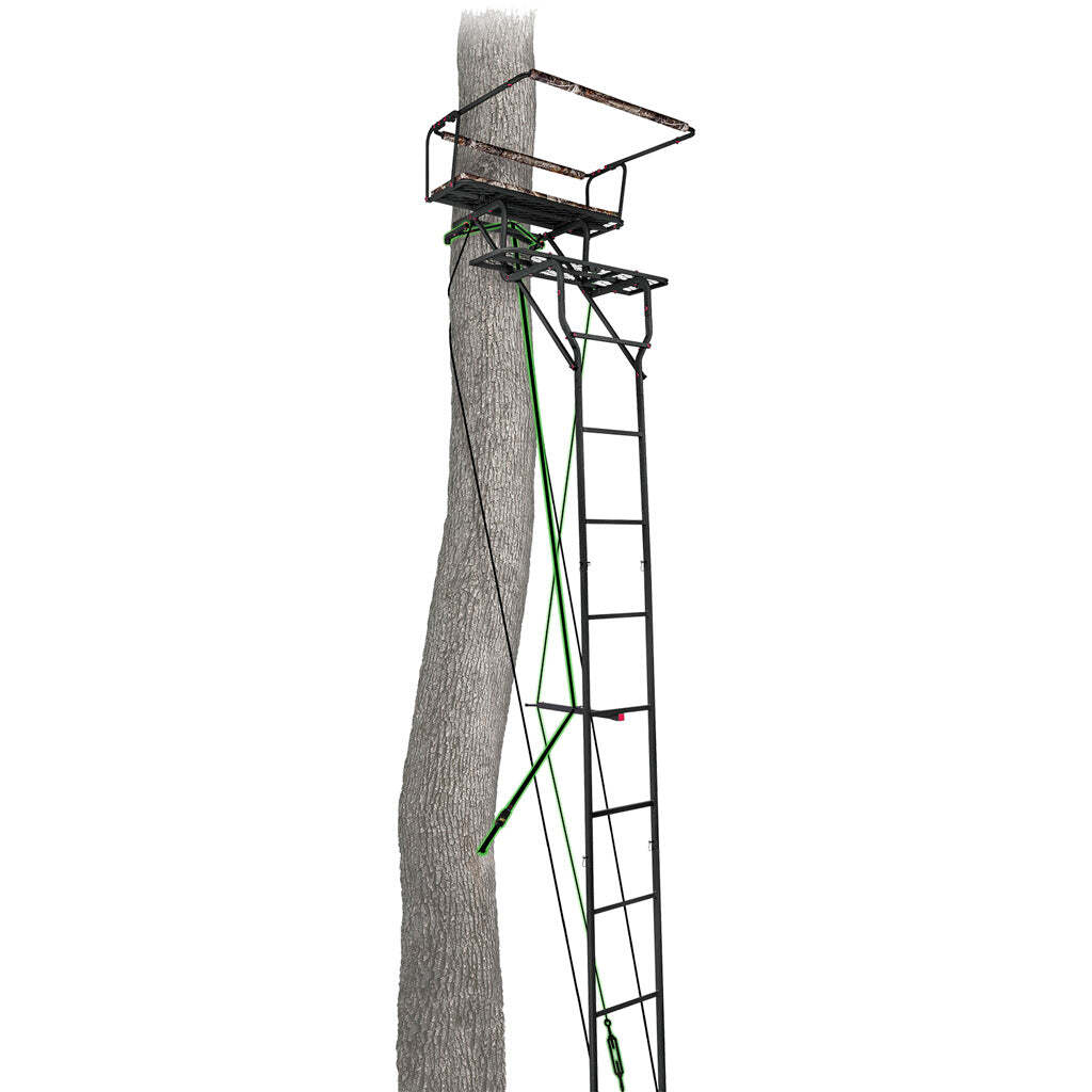 Two Stand Ladder Buy Primal Lockdown Deluxe Two-Man Ladder Stand 15 ft. | Hunting-Bow