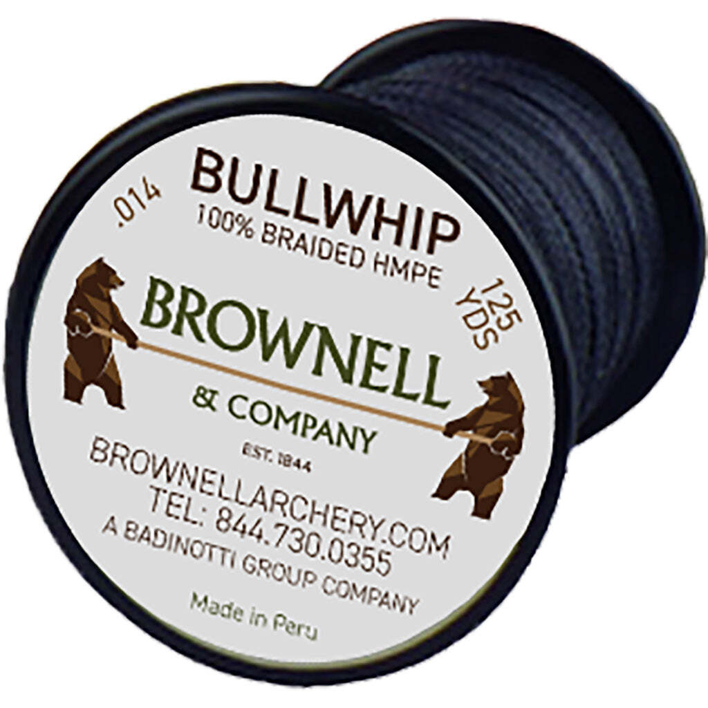 Buy Brownell Bullwhip Serving Black .014 125 yd. HuntingBow