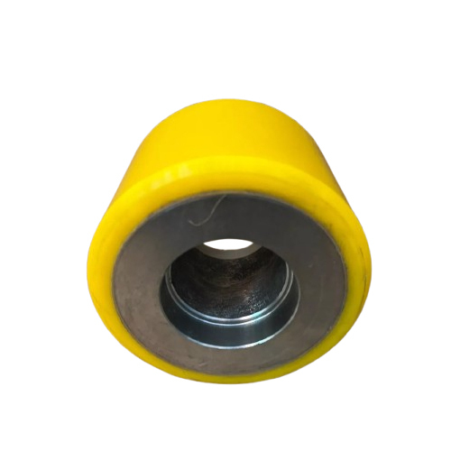 632-052-008: Wheel - Poly - Premium Soft For Raymond 5in./127mm O.D.; 2 7/16in./62mm I.D.; 3 5/8in. 92mm HUB Width; 3 5/16in./85mm Tread Width