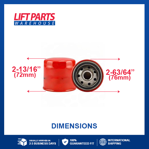 15208-01B0B Oil Filter for Nissan - Lift Parts Warehouse