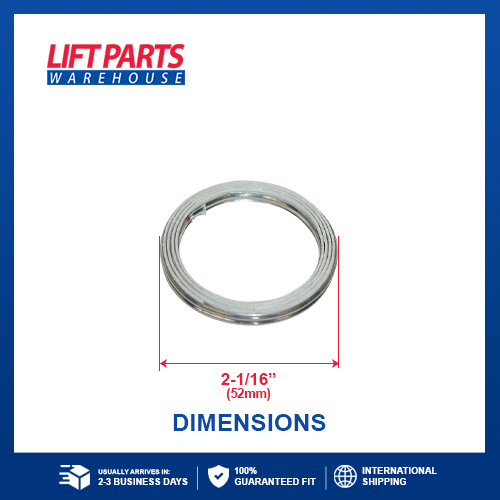 Gasket - Exhaust Flange Compr For Toyota : 90584-43001-71