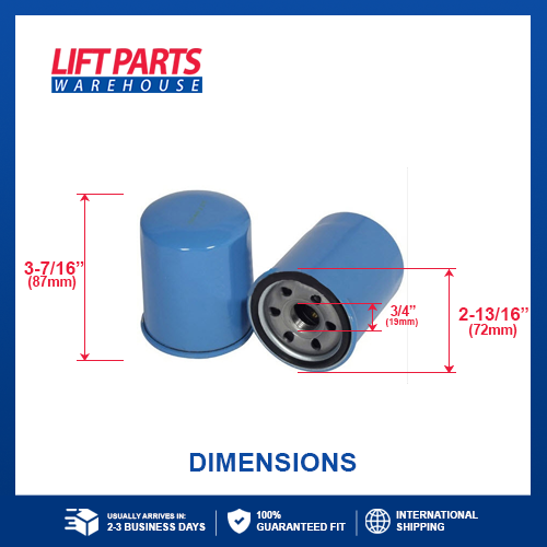 324692 Oil Filter for Hyster - Lift Parts Warehouse