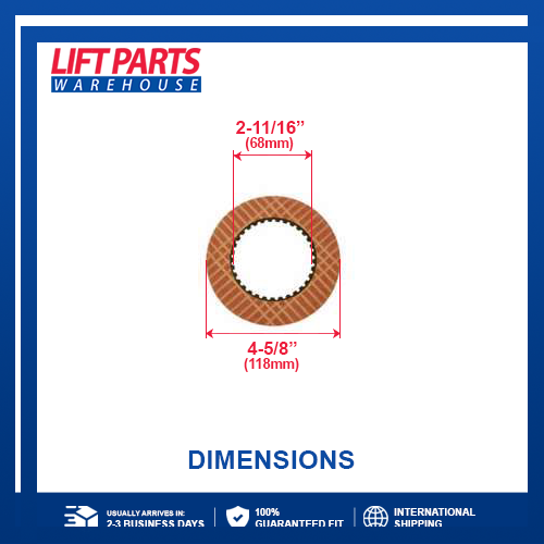 Disc - Clutch For Clark : 245239 - Same Day Shipping - Lift