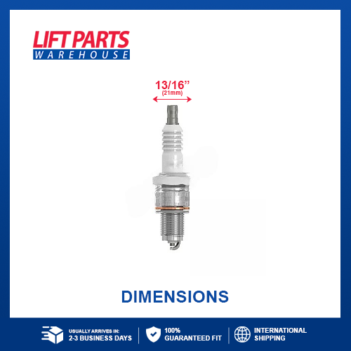 W9EXR-U SPARK PLUG 13/16'' dia.