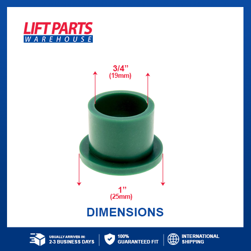 Parrel Arm, Pivot, Bushing: 817-084C, 817084C for Great Plains 1in. O.D.; 3/4in. I.D.