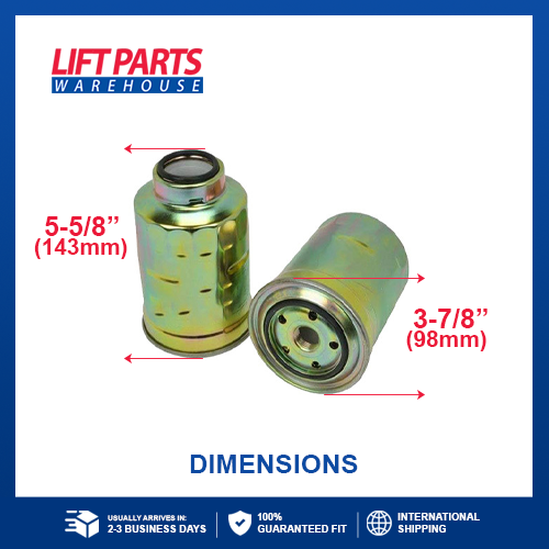 Fuel Filter For Toyota : 23303-76002-71 - Same Day Shipping - Lift