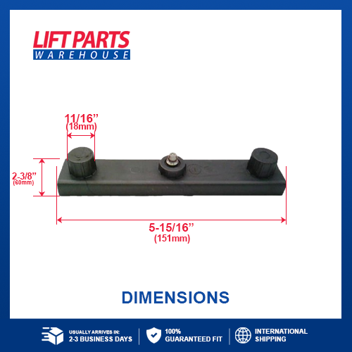 228782 Slider for Cascade - Lift Parts Warehouse